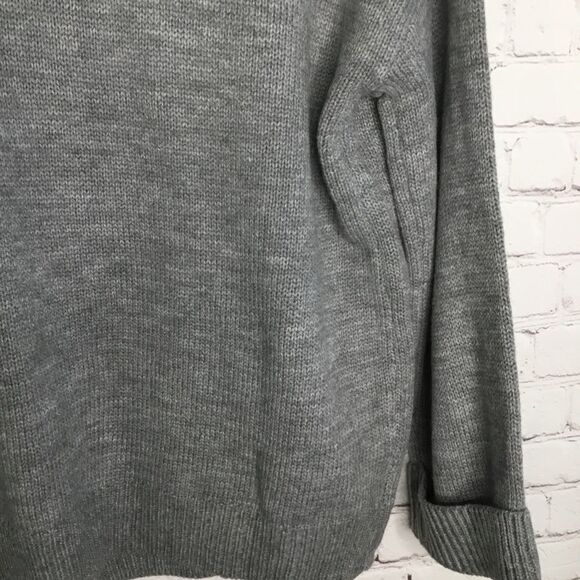 Misslook Women's Gray Knit Button Up Cardigan Size S - Picture 3 of 15